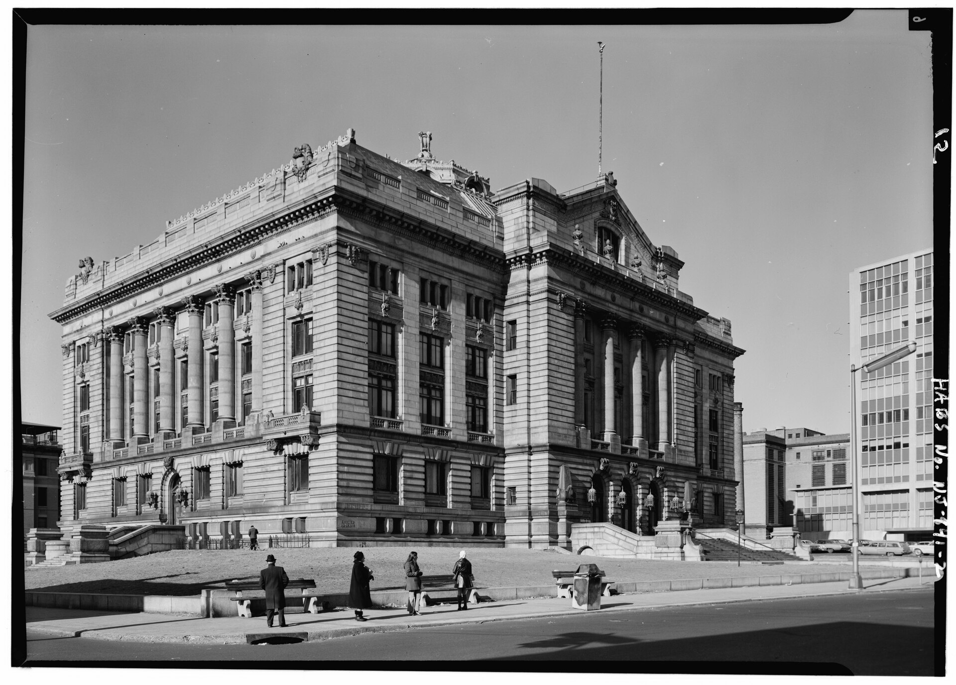 The cupola of the Hudson County Courthouse, Jersey City.