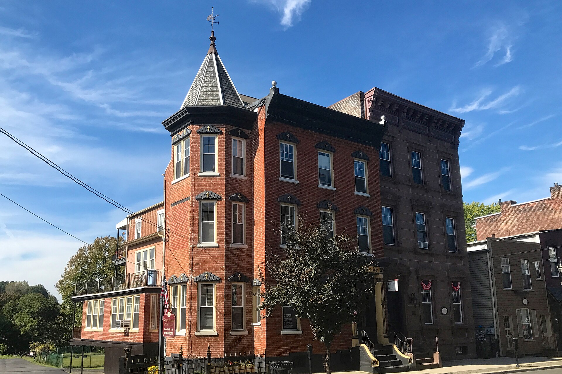 Commercial buildings on South Main Street, Phillipsburg, New Jersey.